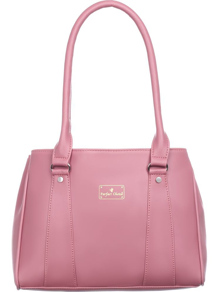     			Perfect Choice Pink PU Shoulder Bag