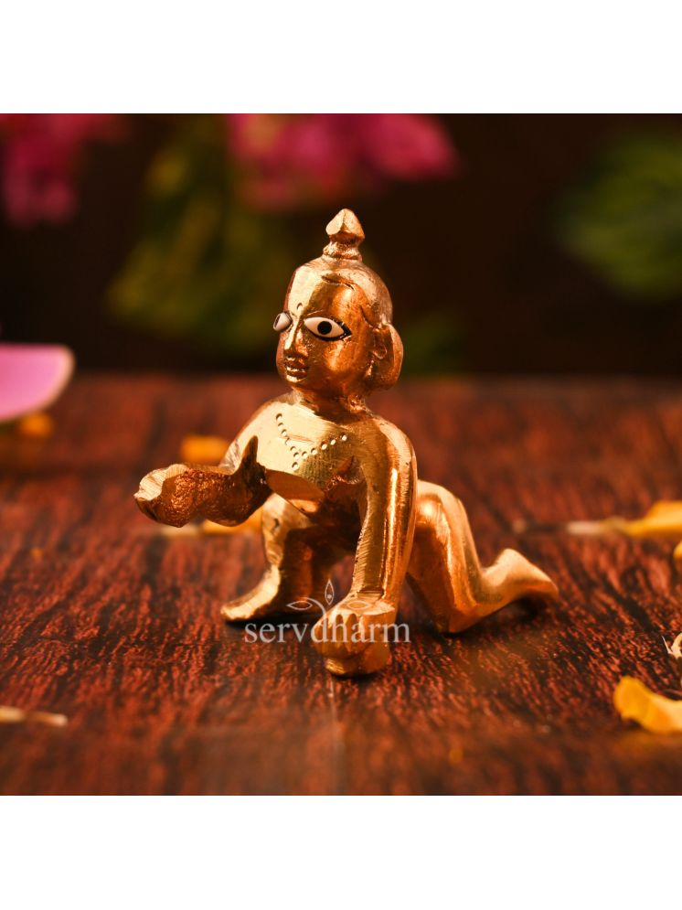     			ServDharm Brass Laddu Gopal Idol ( 5 cm )