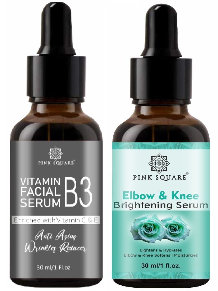     			Vitamin B3 Serum & Elbow and Knee Whitening Serum for Men & Women (Each,30ml) Combo of 2