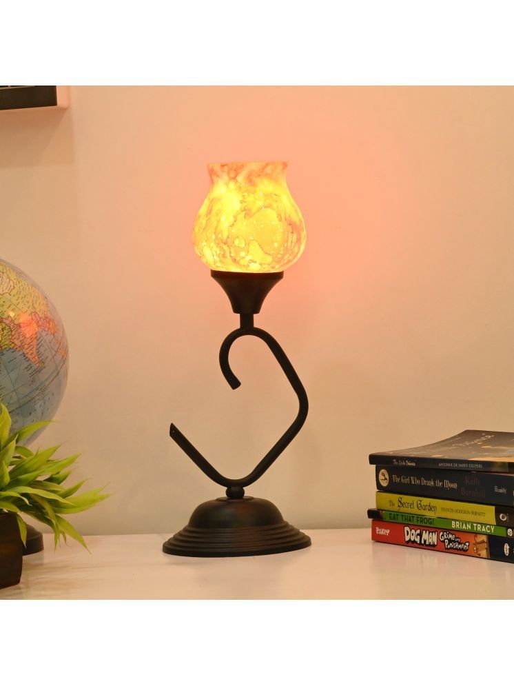     			1st Time Orange Decorative Table Lamp ( Pack of 1 )