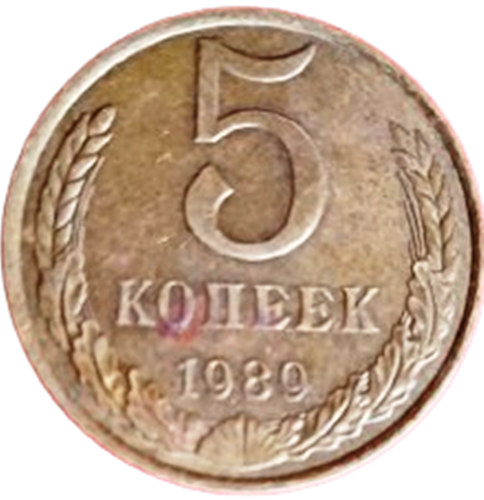     			5 Kopecks Soviet Union Coin Type