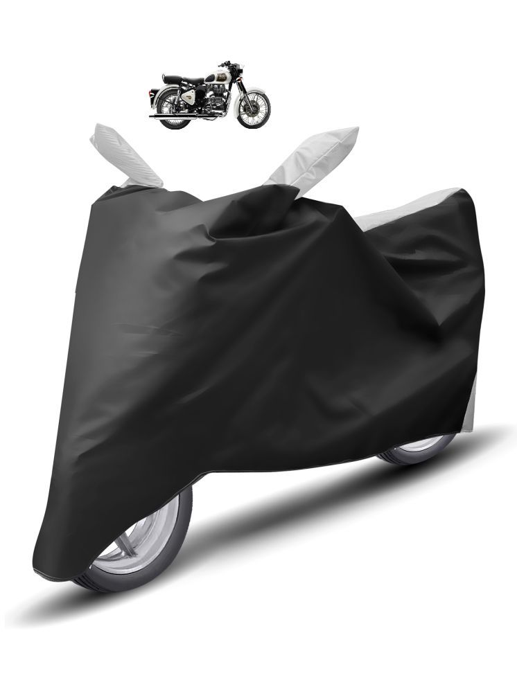     			Auto Hub Bike Body Cover for Royal Enfield Classic 350 ( Pack of 1 ) , Silver