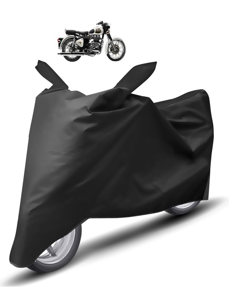     			Auto Hub Bike Body Cover for Royal Enfield Classic 350 ( Pack of 1 ) , Black