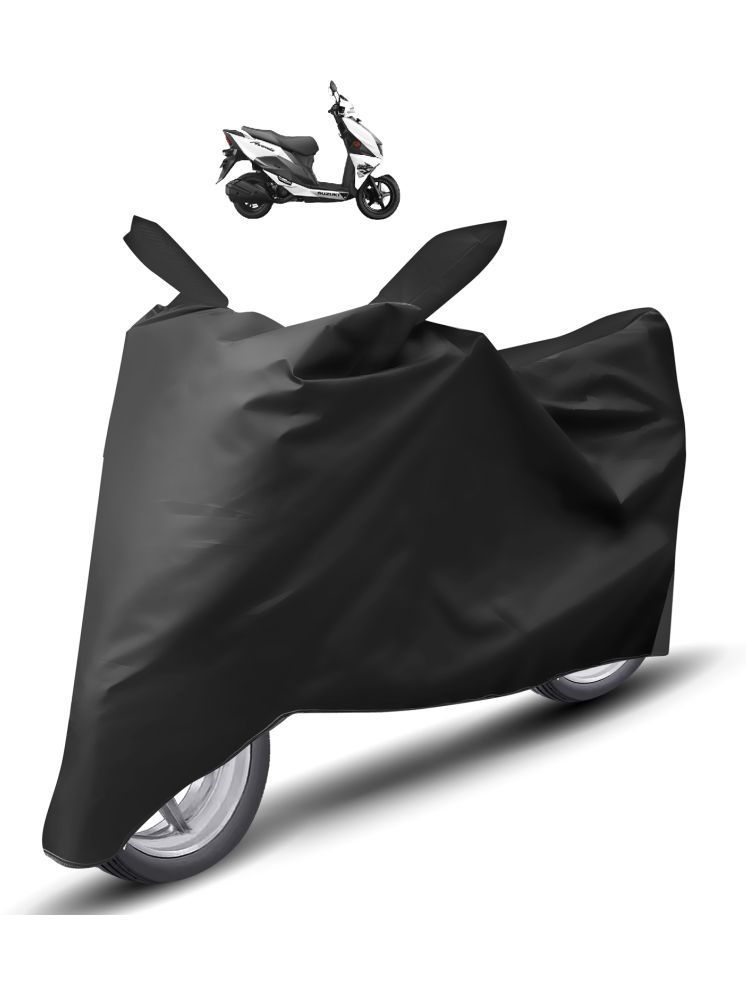     			Auto Hub Bike Body Cover for Suzuki All Bike Models ( Pack of 1 ) , Black