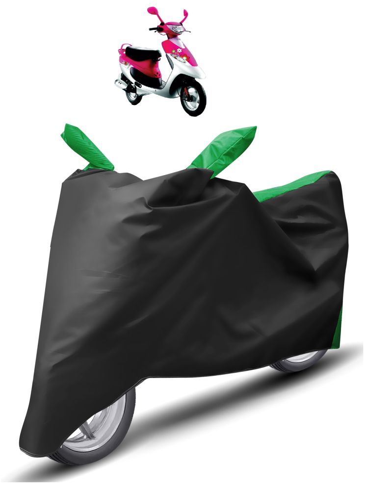     			Auto Hub Bike Body Cover for TVS Scooty Pep + ( Pack of 1 ) , Green