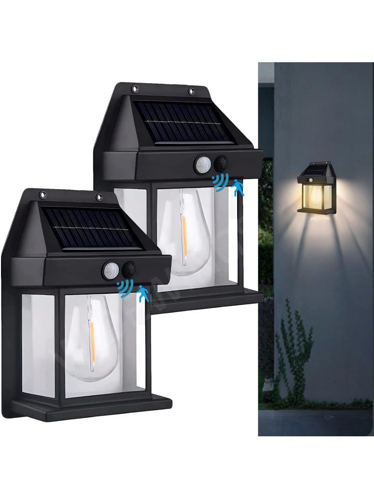     			CIELKART 3W Solar Outdoor Wall Light ( Pack of 2 )