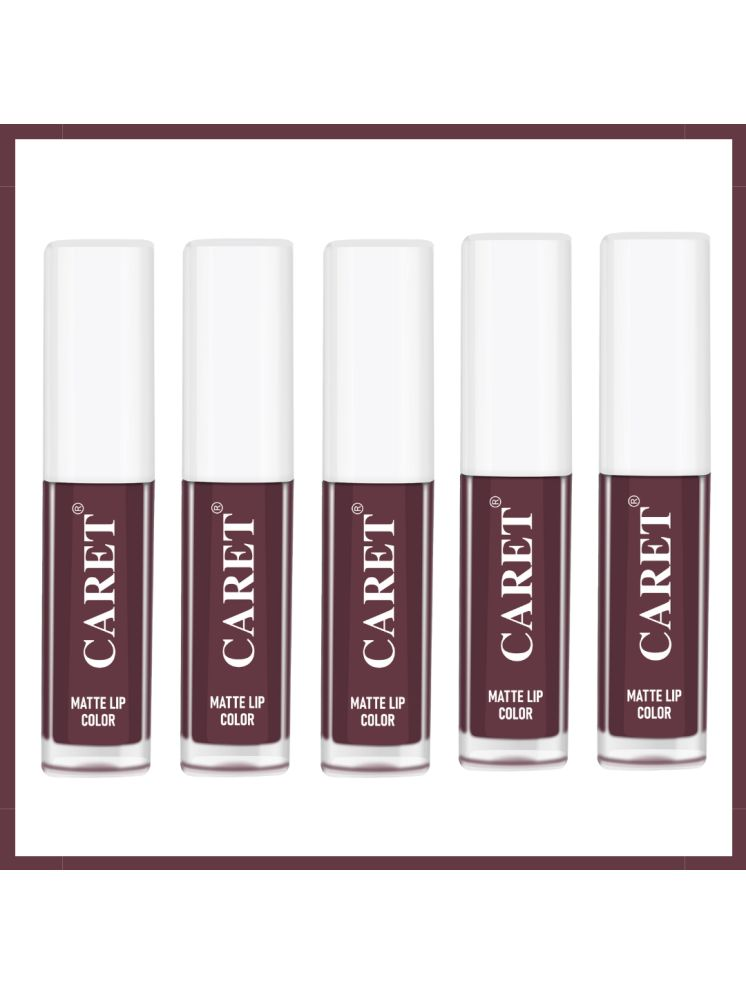     			Caret Organic Maroon Matte Lipstick 10 ML