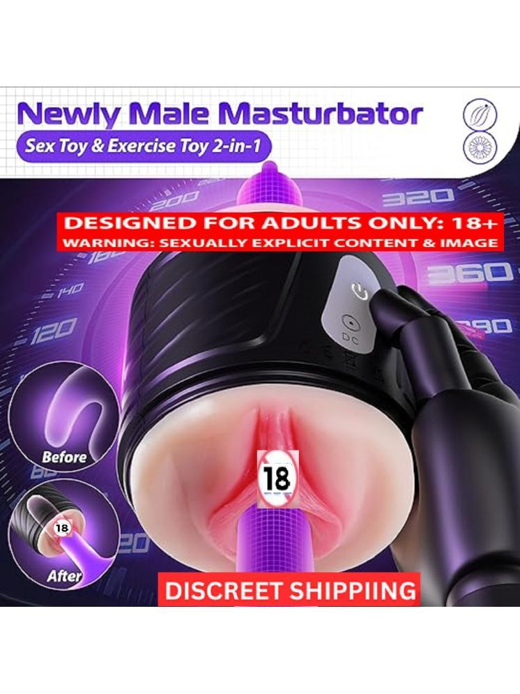     			NAUGHTY TOYS PRESENT MOKSH VIBRATING MASTURBATION CUP POCKET PUSSY FOR MALE (MULTI COLOR) BY KamYog