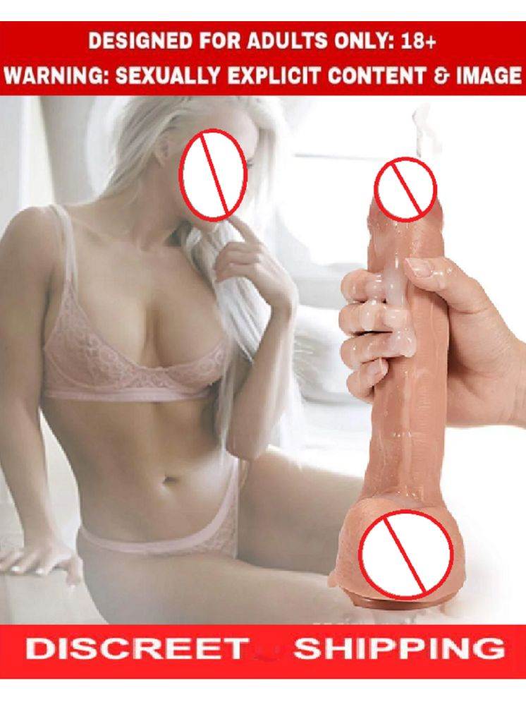     			REALISTIC 8 INCH PREMIUM SILICON SKIN DILDO WITH PERFECT SUCTION CUP & BIG BALLS BY  SR ENTERPRISE