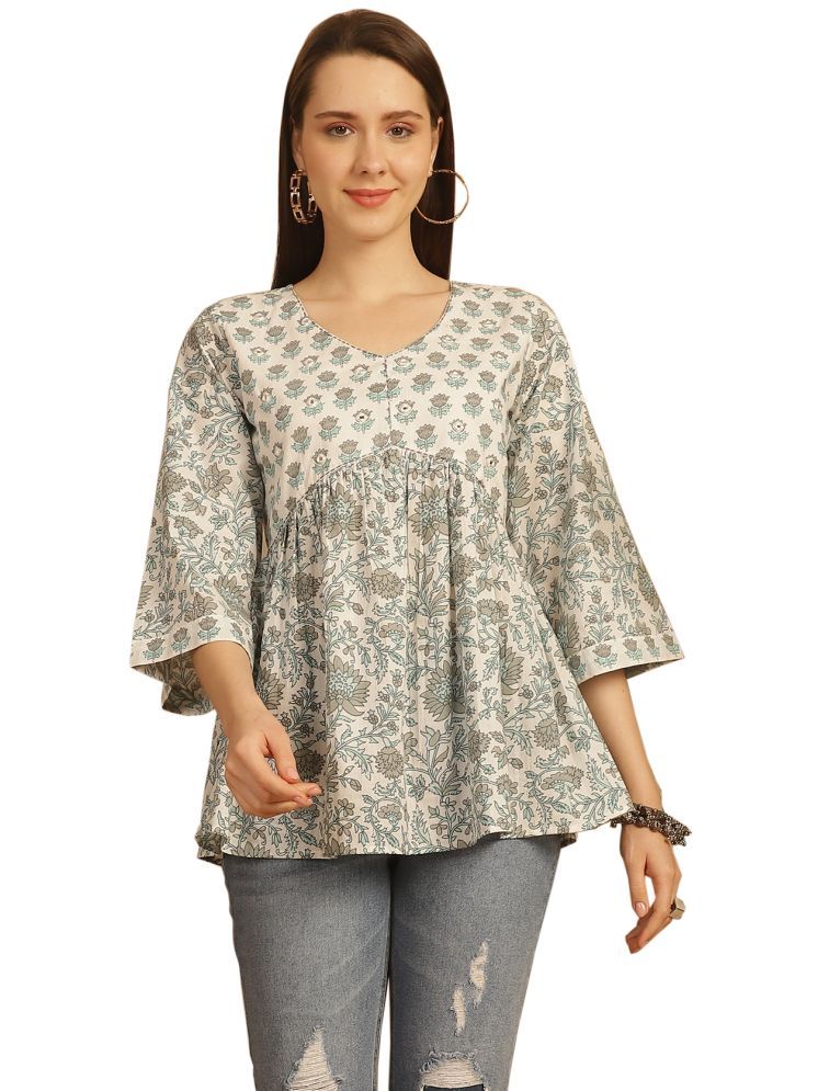     			Rajnandini Multicolor Cotton Women's A-Line Top ( Pack of 1 )