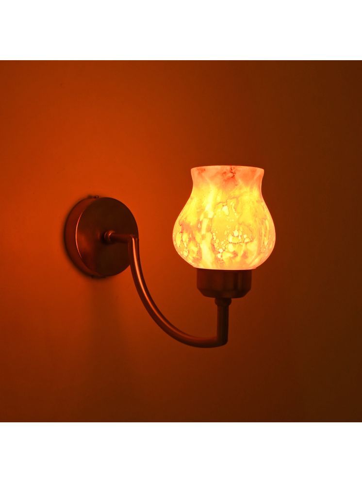     			1st Time Orange Down Light Wall Lamp ( Pack of 1 )