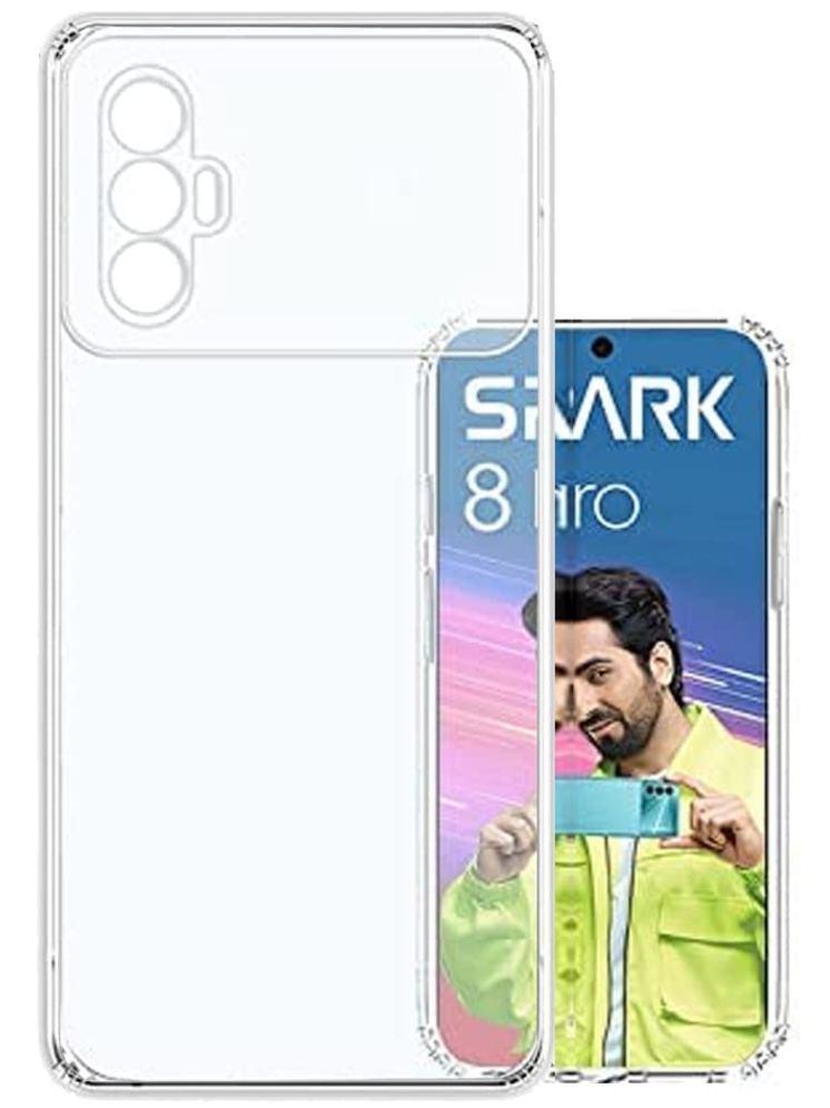     			Maggzoo Plain Cases Compatible For Silicon TECNO SPARK 8 PRO ( Pack of 1 )