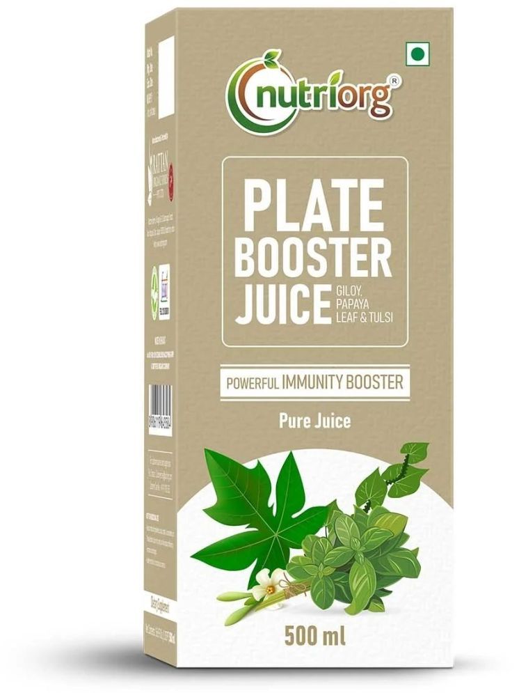     			Nutriorg Plate Booster Juice - 500ml | Blended with 10 Plate Booster Ayurvedic herbs | No Added Sugar