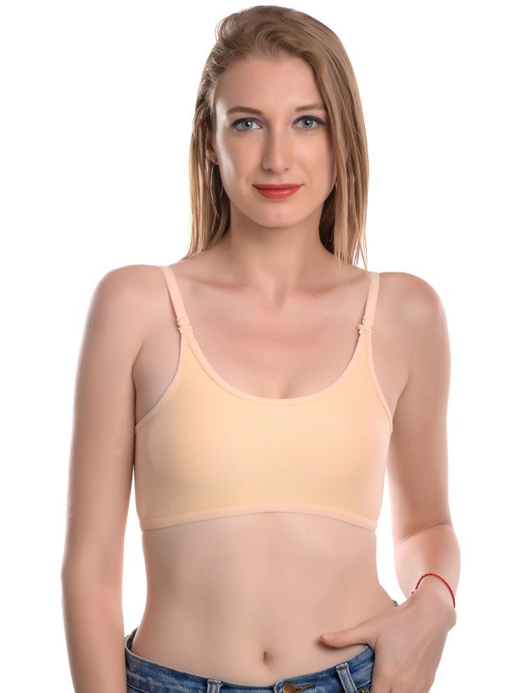     			Viral Girl Beige Cotton Non Padded Women's Teenage Bra ( Pack of 1 )