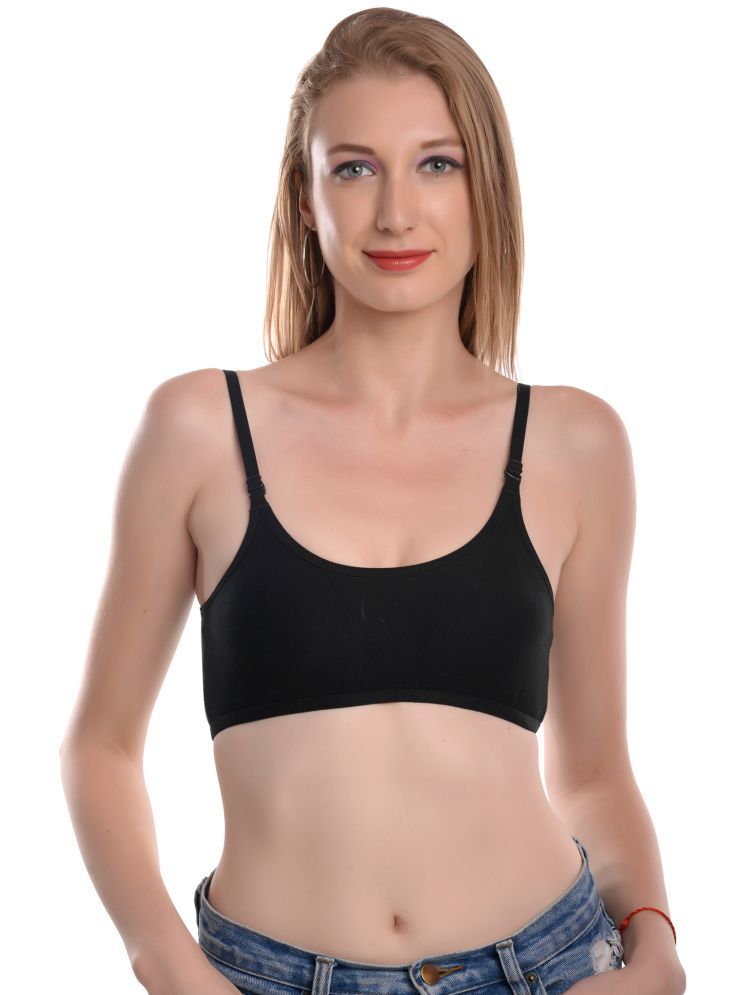     			Viral Girl Black Cotton Non Padded Women's Teenage Bra ( Pack of 1 )