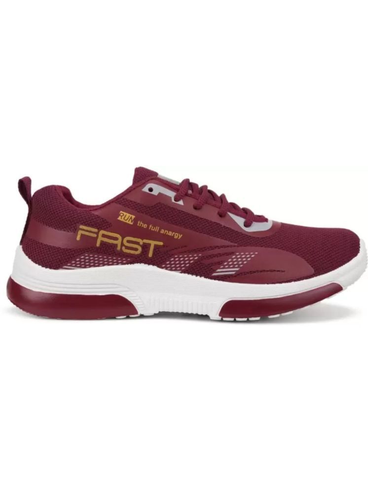     			hotstyle FIRST Maroon Men's Sneakers