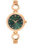 LOGUES WATCHES Analog Green Dial Women'S Watch | litres E 708 Wm-10 | 3 ATM Water Resistant