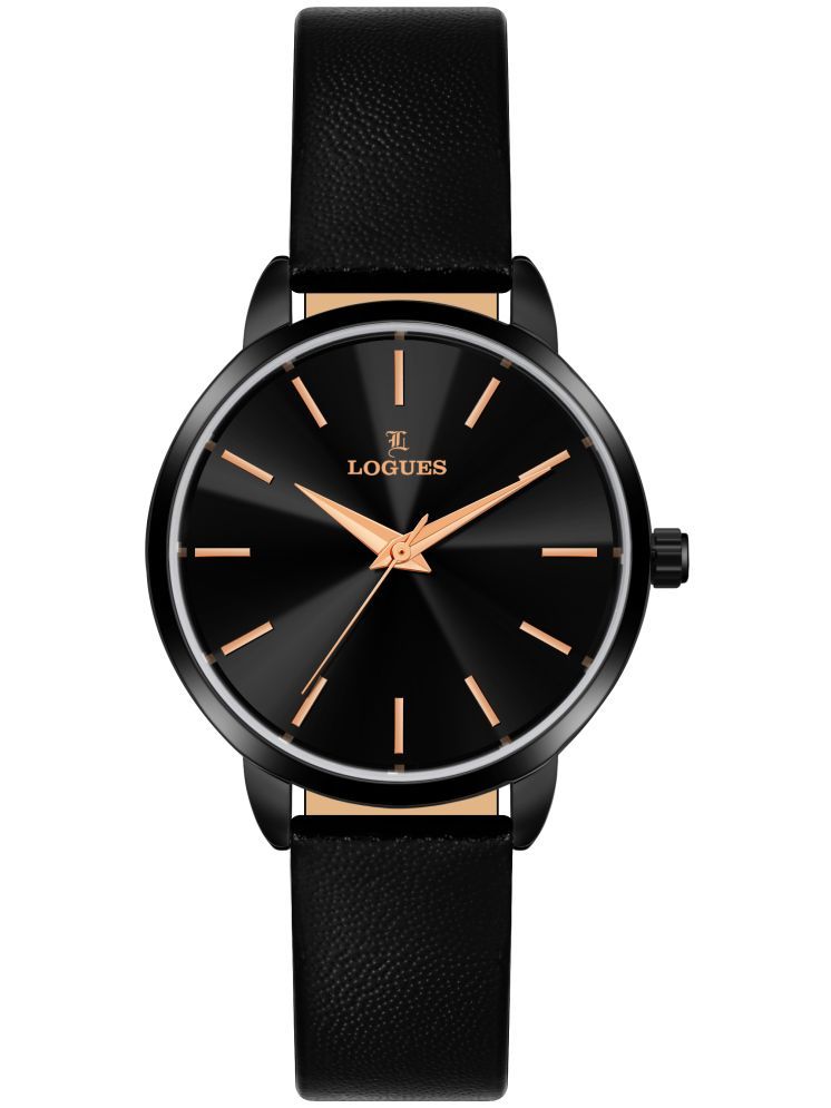     			LOGUES WATCHES Analog Black Dial Women'S Watch | L E 686 Nl-03 | 3 ATM Water Resistant