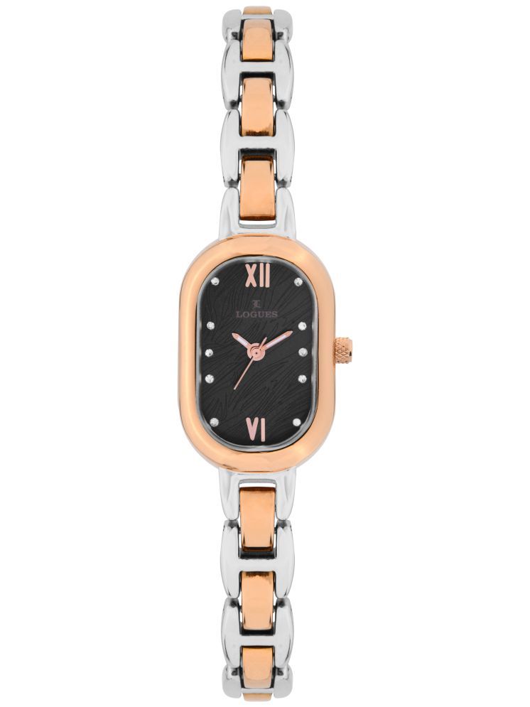     			LOGUES WATCHES Analog Black Dial Women'S Watch | L 6177 Bwm-03 | 3 ATM Water Resistant