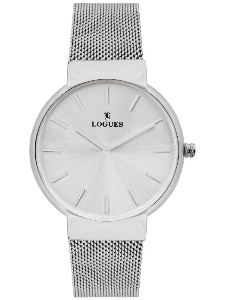     			LOGUES WATCHES Analog Silver Dial Men'S Watch | G 1458 Sz-02 | 3 ATM Water Resistant