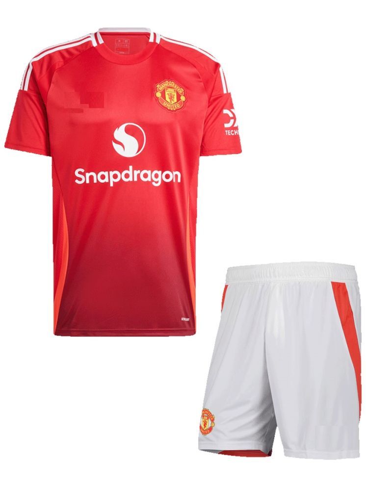     			MANCHASTR UNITED HOME JERSEY & SHORTS FOR MEN & WOMEN 2024/25