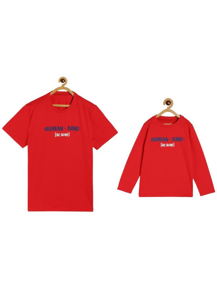     			MINI KLUB Pack of 1 Boys Cotton T-Shirt ( Red )