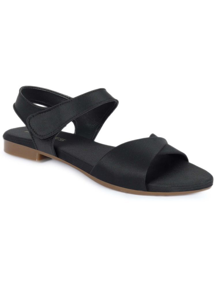     			PLAYTOES Black Women's Flats