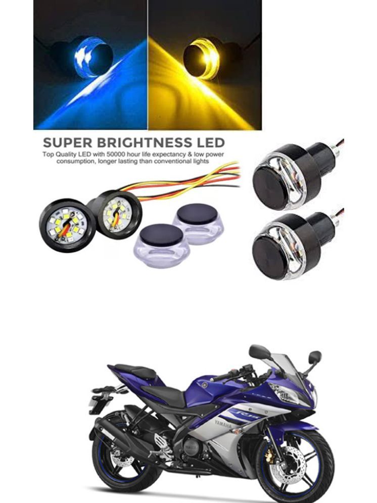     			Rustproof, Waterproof Indicator Light/Handle Light (Multicolor) For Yamaha YZF R15 Ver 2.0