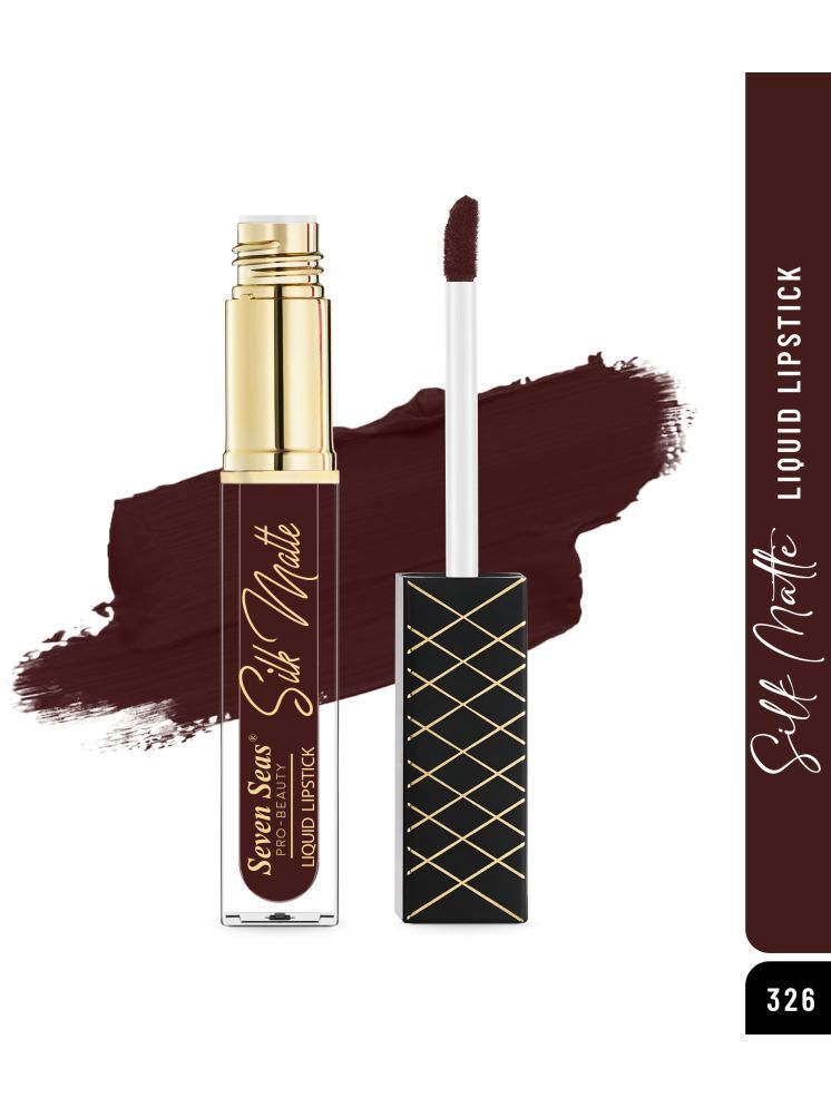     			Seven Seas Silk MatteLong StayHigh Coverage Glides Smoothly Liquid Lipstick(Crown Of Thorns1,7ML)