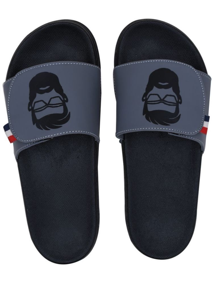     			CLOSHO Dark Grey Men's Slide Flip Flop