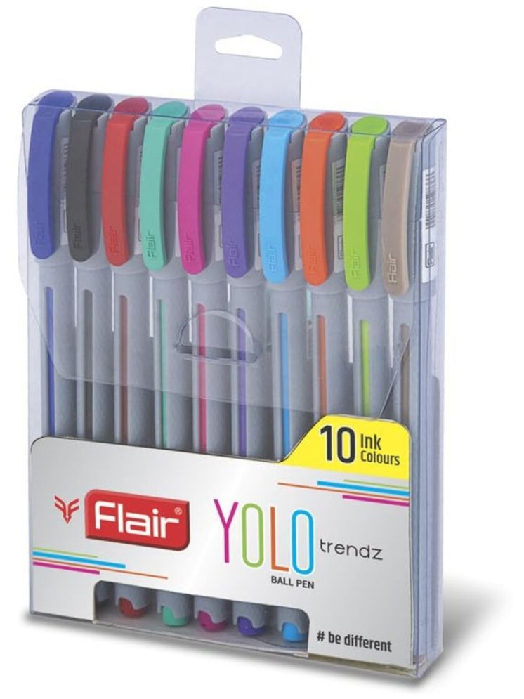     			Flair Blue Ball Pen ( Pack of 10 )