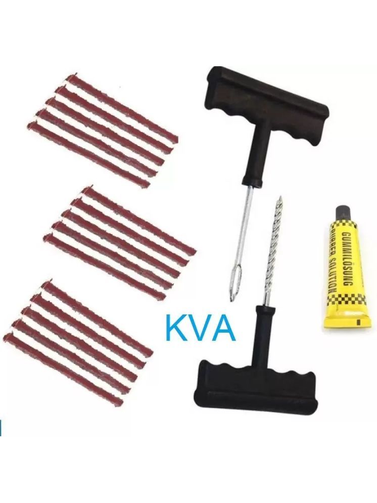     			KVA Tubeless Tyre Puncture Repair Kit 11 - 20 Strips