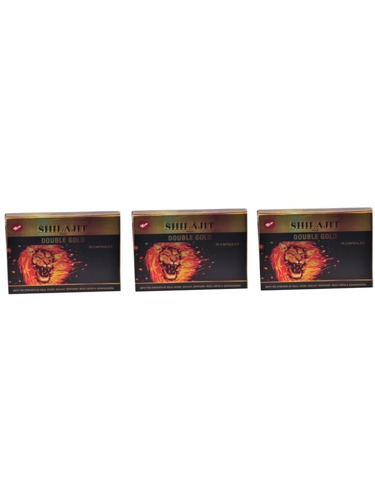     			Shilajit With Double Gold Capsules Pack Of 3