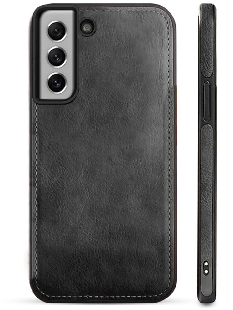     			Gemesha Plain Cases Compatible For Leather Samsung Galaxy S21 fe ( Pack of 1 )