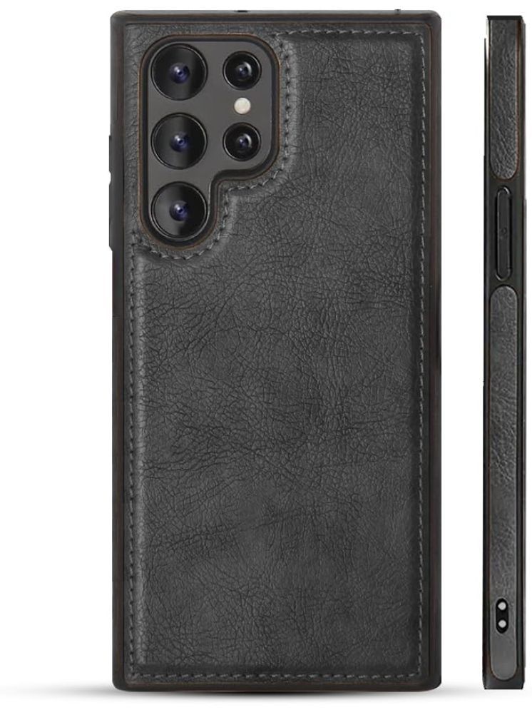     			Gemesha Plain Cases Compatible For Leather Samsung Galaxy S24 ultra ( Pack of 1 )