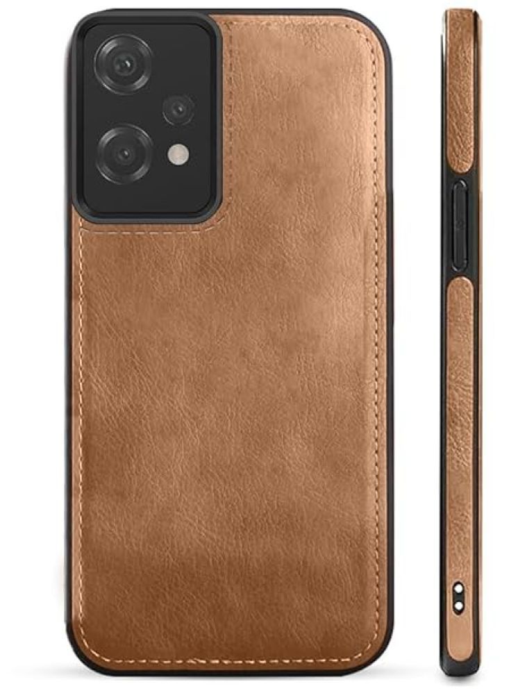     			Gemesha Plain Cases Compatible For Leather Oneplus nord ce 2 lite 5g ( Pack of 1 )