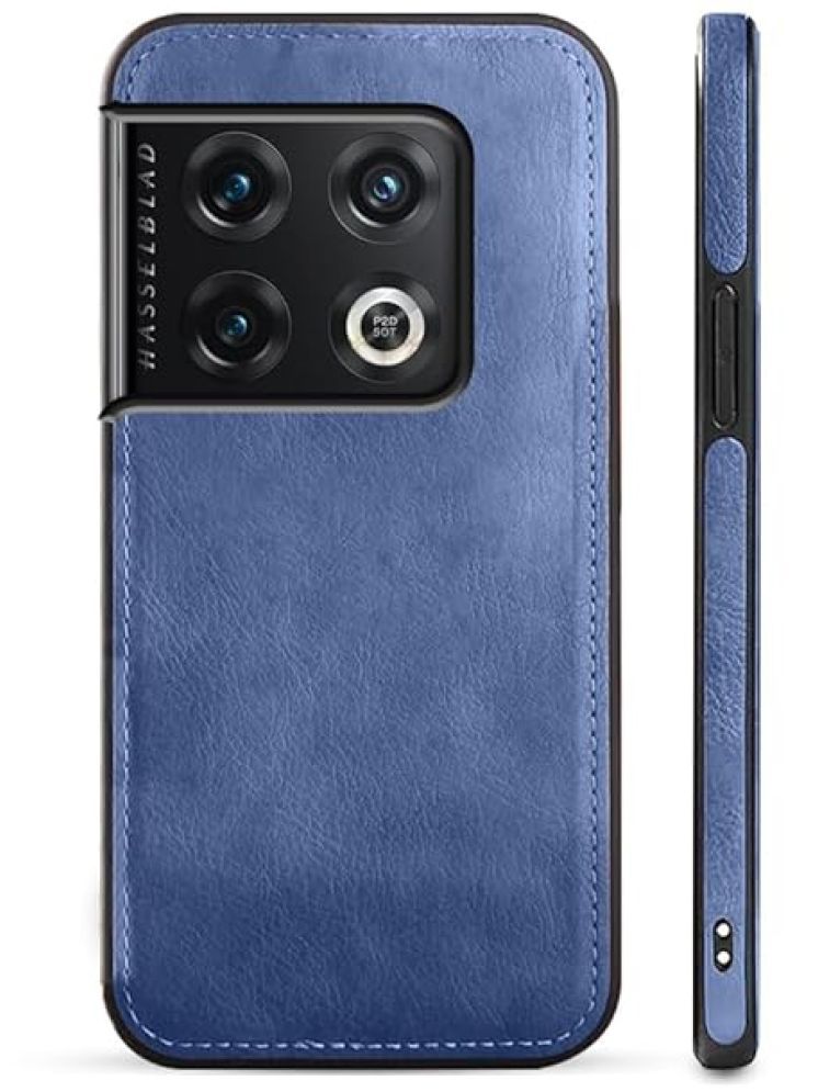     			Gemesha Plain Cases Compatible For Leather Oneplus 10 Pro ( Pack of 1 )