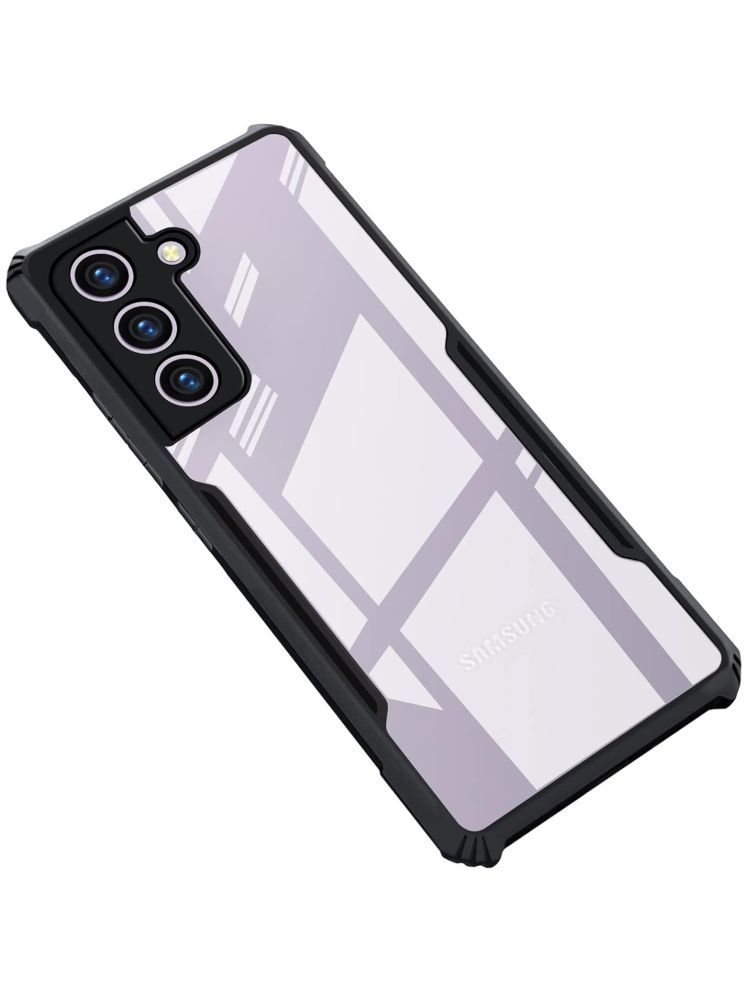     			Gemesha Shock Proof Case Compatible For Polycarbonate Samsung Galaxy S21 fe ( Pack of 1 )