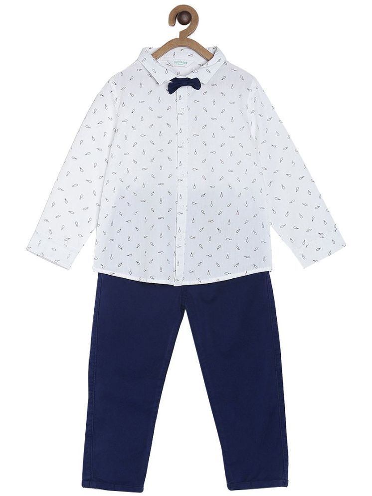     			MINI KLUB Pack of 1 Baby Boys Cotton Shirt & Trouser ( Multi )