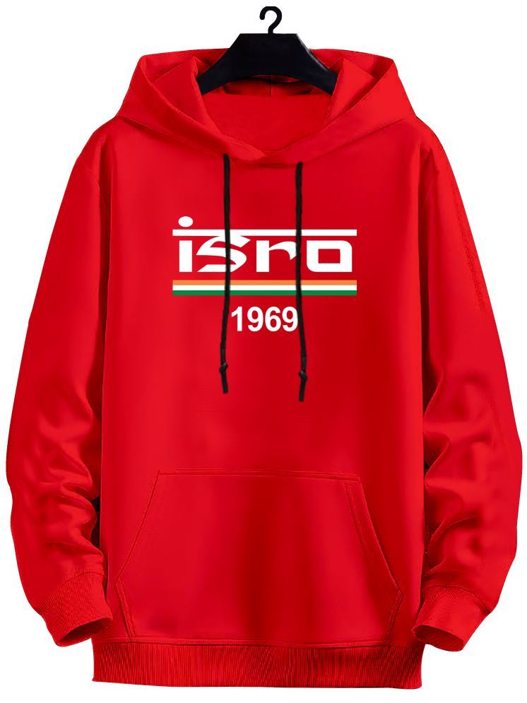     			fashion and youth Cotton Blend Hooded Men's Sweatshirt - Red ( Pack of 1 )