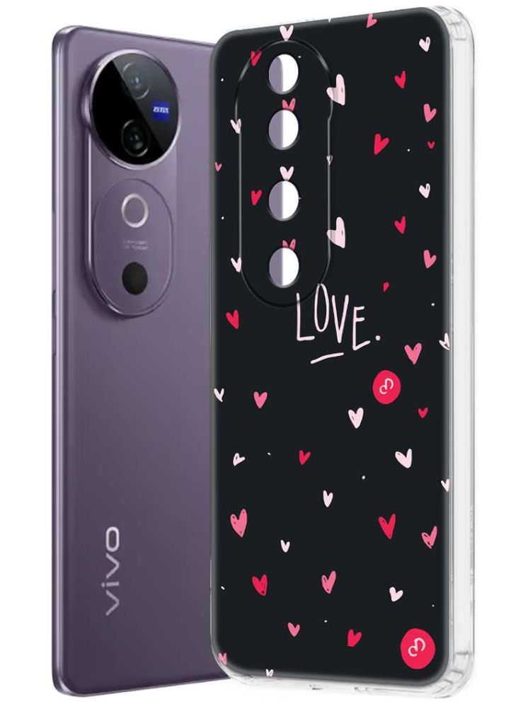     			NBOX Multicolor Printed Back Cover Silicon Compatible For Vivo V40 5G ( Pack of 1 )