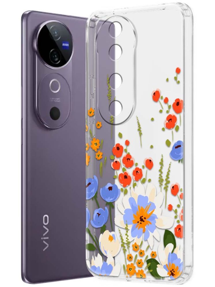     			NBOX Multicolor Printed Back Cover Silicon Compatible For Vivo V40 5G ( Pack of 1 )