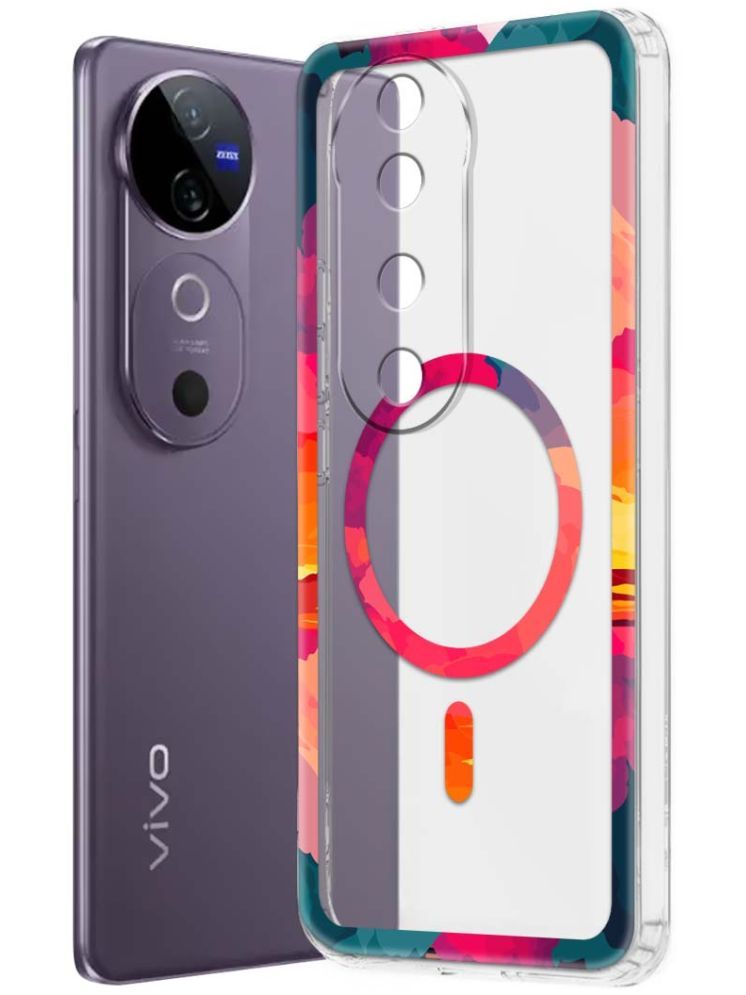     			NBOX Multicolor Printed Back Cover Silicon Compatible For Vivo V40 5G ( Pack of 1 )