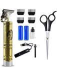 Lenon Scissor,Cell & T99 Gold Cordless Beard Trimmer With 60 minutes Runtime