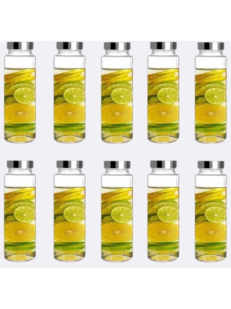     			1st Time Glass Container Jar Glass Transparent Utility Container ( Set of 10 )