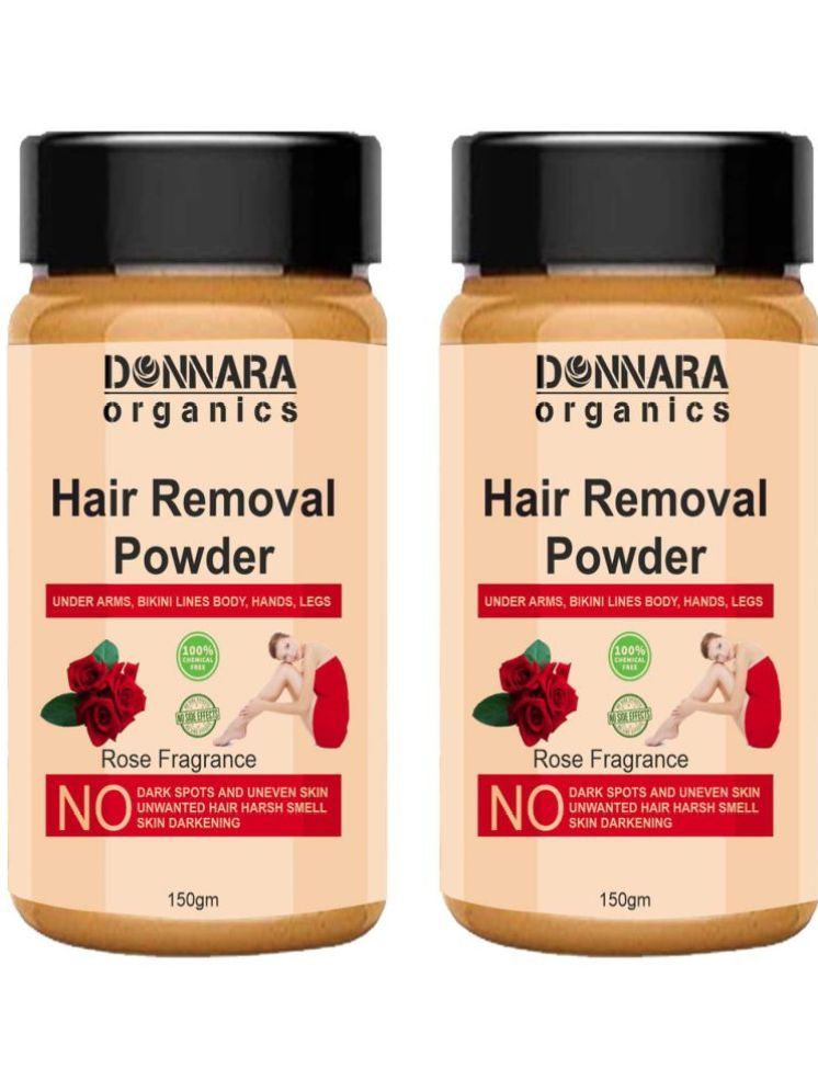     			Donnara Organics Natural Hair Removal Powder for Men & Women 300 ( Pack of 2 )