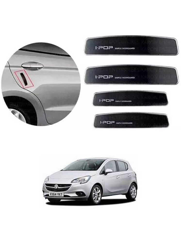     			Etradezone Car Door Guard (Pack Of 4, Black) For Universal For Car Corsa