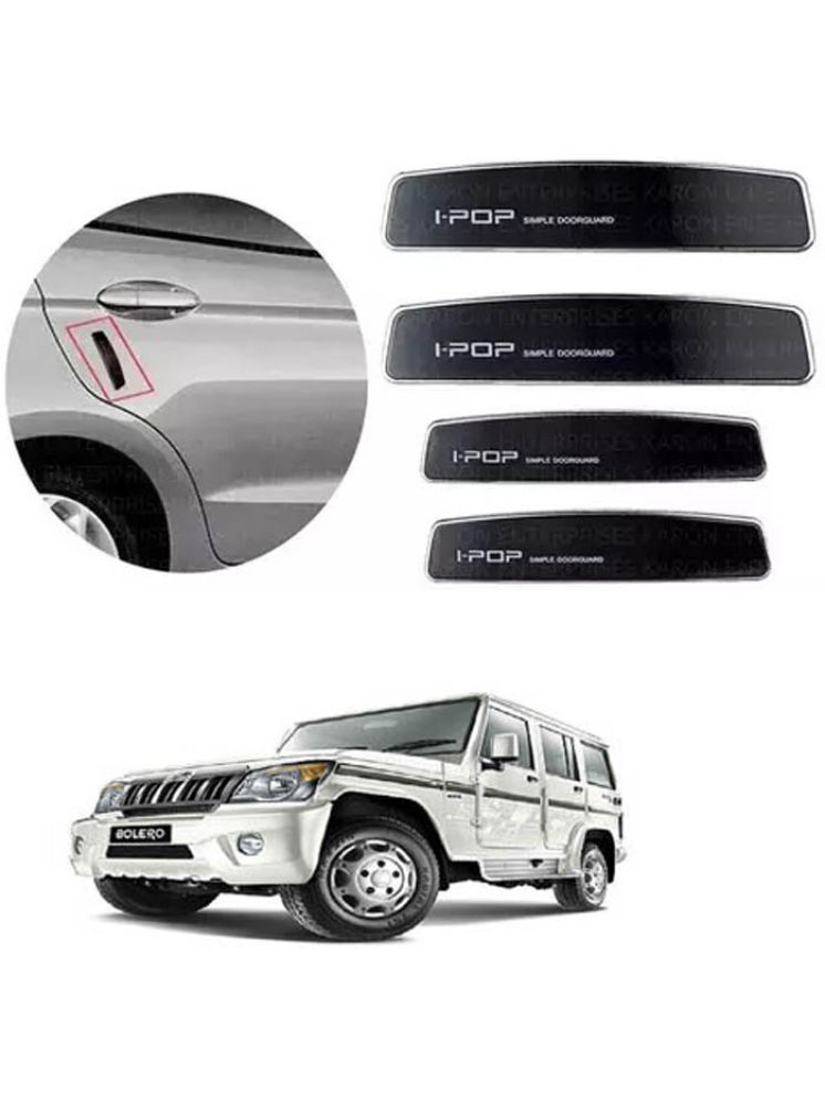     			Etradezone Car Door Guard (Pack Of 4, Black) For Mahindra Bolero