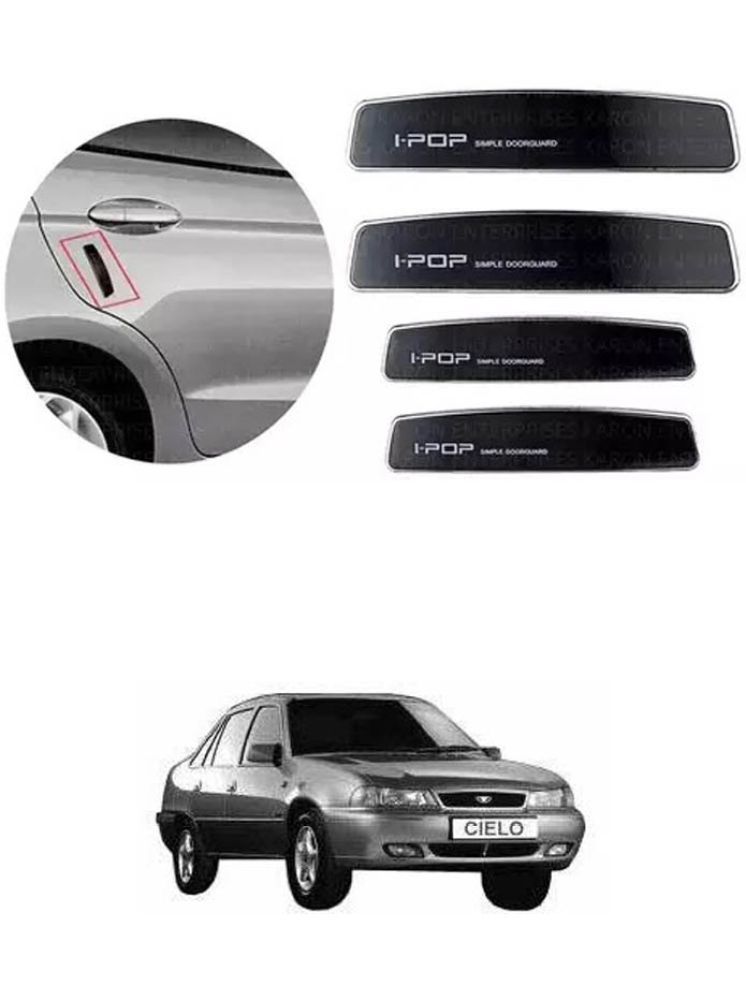     			Etradezone Car Door Guard (Pack Of 4, Black) For Universal For Car Cielo