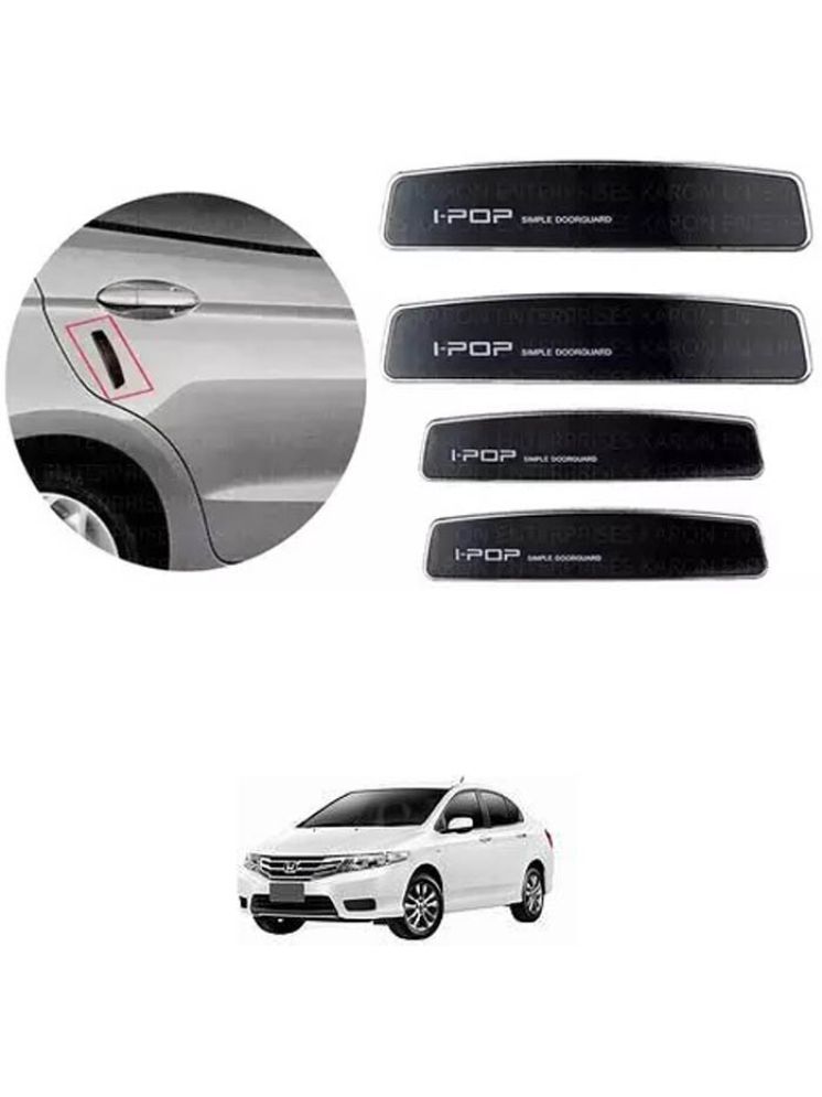     			Etradezone Car Door Guard (Pack Of 4, Black) For Honda City i-Vtec